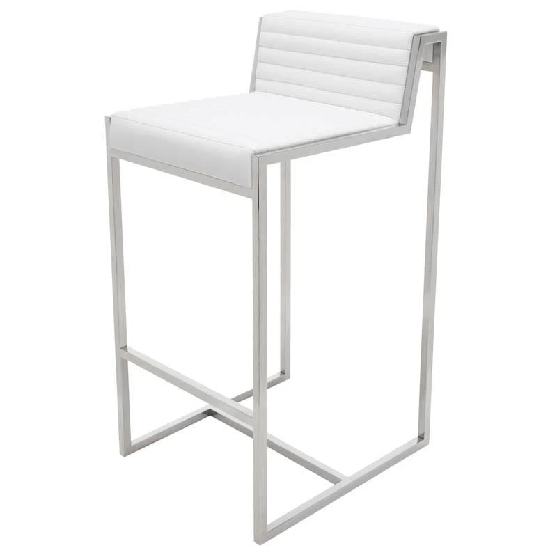 Nuevo Zola Counter Stool - White 7 Nuevo Zola Counter Stool - White - Image 5