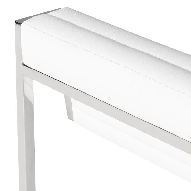 Nuevo Zola Counter Stool - White 6 Nuevo Zola Counter Stool - White - Image 4