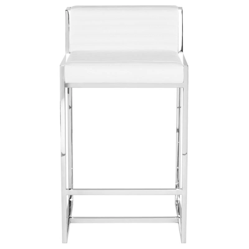 Nuevo Zola Counter Stool - White 3 Nuevo Zola Counter Stool - White
