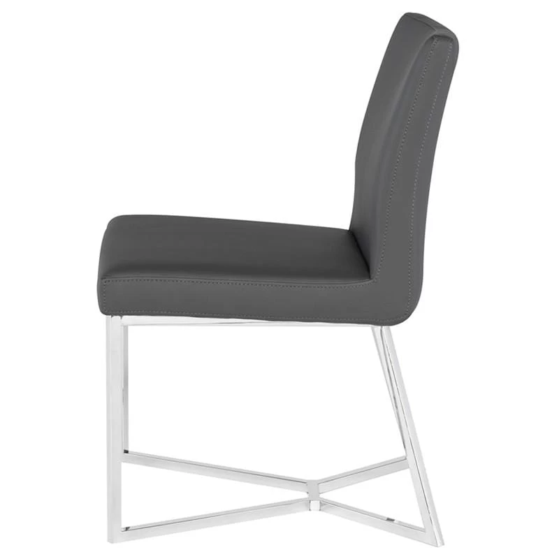Nuevo Patrice Dining Chair - Grey 4 Nuevo Patrice Dining Chair - Grey - Image 2