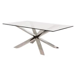 Nuevo Couture Dining Table - Glass