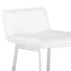 Nuevo Sabrina Counter Stool - White -Professional Furniture And Kitchen Supplies Store HGTB516 5