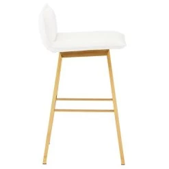 Nuevo Sabrina Counter Stool - White -Professional Furniture And Kitchen Supplies Store HGTB517 14