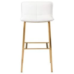 Nuevo Sabrina Counter Stool - White -Professional Furniture And Kitchen Supplies Store HGTB517 9