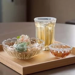 Hirota Glass Yukinohana Soda-Lime Glass Mini Bowl -Professional Furniture And Kitchen Supplies Store HirotaGlassYukinohanaSoda LimeGlassMiniBowl 3