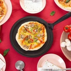 Iwachu Induction Cast-Iron Pizza Pan With Removable Handle 14 Iwachu Induction Cast-Iron Pizza Pan With Removable Handle -Professional Furniture And Kitchen Supplies Store IwachuInductionCast IronPizzaPanwithRemovableHandle 10