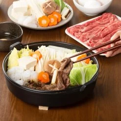 Iwachu Nambu Cast Iron Sukiyaki Pan With Handle -Professional Furniture And Kitchen Supplies Store IwachuNambuCastIronSukiyakiPanwithHandle 2 d5b07c25 5a1b 4c54 9dae dcefd7b439ff