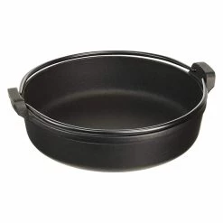 Iwachu Nambu Cast Iron Sukiyaki Pan With Handle -Professional Furniture And Kitchen Supplies Store IwachuNambuCastIronSukiyakiPanwithHandle 3