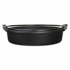 Iwachu Nambu Cast Iron Sukiyaki Pan With Handle -Professional Furniture And Kitchen Supplies Store IwachuNambuCastIronSukiyakiPanwithHandle 4