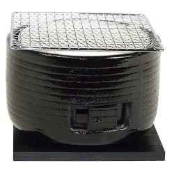 Kinka Ceramic Black Charcoal Konro Grill