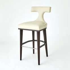 Global Views Anvil Back Barstool - Available In 3 Colors 25 Global Views Anvil Back Barstool - Available In 3 Colors -Professional Furniture And Kitchen Supplies Store MC 2517 2