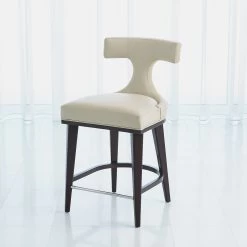 Global Views Anvil Back Counter Stool - Available In 3 Colors -Professional Furniture And Kitchen Supplies Store MC 2518 14