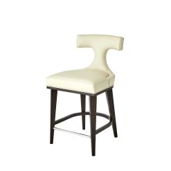 Global Views Anvil Back Counter Stool - Available In 3 Colors