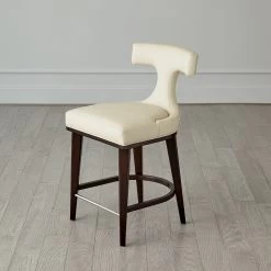 Global Views Anvil Back Counter Stool - Available In 3 Colors -Professional Furniture And Kitchen Supplies Store MC 2518 7