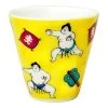 Seikou Kutani Porcelain Ochoko Sake Cup Sumo Wrestler -Professional Furniture And Kitchen Supplies Store SeikouKutaniPorcelainOchokoSakeCupSumoWrestler