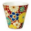 Seikou Kutani Porcelain Ochoko Sake Cup Ume And Kiku -Professional Furniture And Kitchen Supplies Store SeikouKutaniPorcelainOchokoSakeCupUmeandKiku