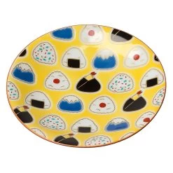 Seikou Kutani Porcelain Small Plate Omusubi