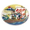 Seikou Kutani Porcelain Small Plate Seven Lucky Gods And Treasure Ship -Professional Furniture And Kitchen Supplies Store SeikouKutaniPorcelainSmallPlateSevenLuckyGodsandTreasureShip