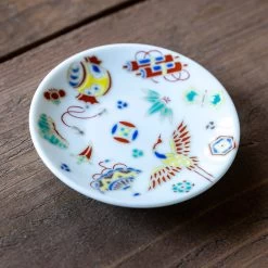 Seikou Kutani Porcelain Small Plate Treasure -Professional Furniture And Kitchen Supplies Store SeikouKutaniPorcelainSmallPlateTreasure