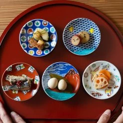Seikou Kutani Porcelain Small Plate Treasure -Professional Furniture And Kitchen Supplies Store SeikouKutaniPorcelainSmallPlate 1