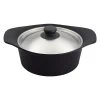 Sori Yanagi Cast Iron Induction Deep Casserole 22cm With Stainless Steel Lid -Professional Furniture And Kitchen Supplies Store SoriYanagiCastIronInductionDeepCasserole22cmwithStainlessSteelLid 1