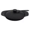 Sori Yanagi Cast Iron Induction Oil Pan Griddle 22cm With Lid & Fork -Professional Furniture And Kitchen Supplies Store SoriYanagiCastIronInductionOilPanGriddle22cmwithLid Fork 1