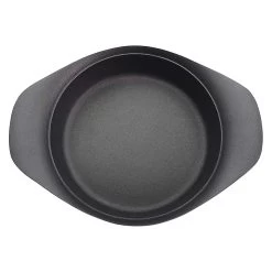 Sori Yanagi Cast Iron Induction Oil Pan Griddle 22cm With Lid & Fork -Professional Furniture And Kitchen Supplies Store SoriYanagiCastIronInductionOilPanGriddle22cmwithLid Fork 4