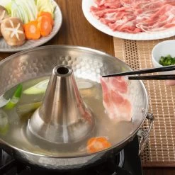 Takekoshi Stainless Steel Shabu Shabu Hot Pot Kiko 9 Takekoshi Stainless Steel Shabu Shabu Hot Pot Kiko -Professional Furniture And Kitchen Supplies Store TakekoshiStainlessSteelShabuShabuHotPotKiko 2