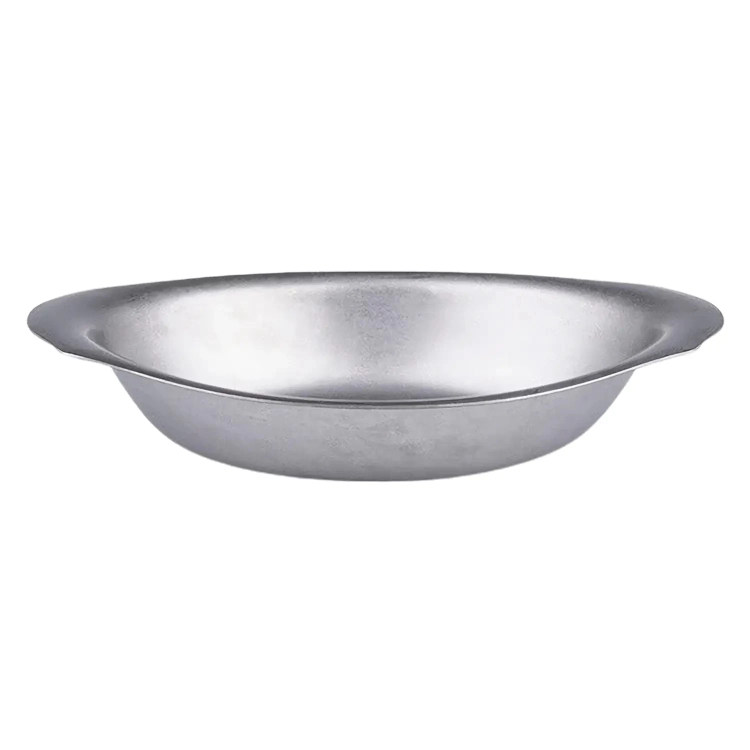 VINTAGE INOX Stainless Steel Small Curry Plate 3 VINTAGE INOX Stainless Steel Small Curry Plate