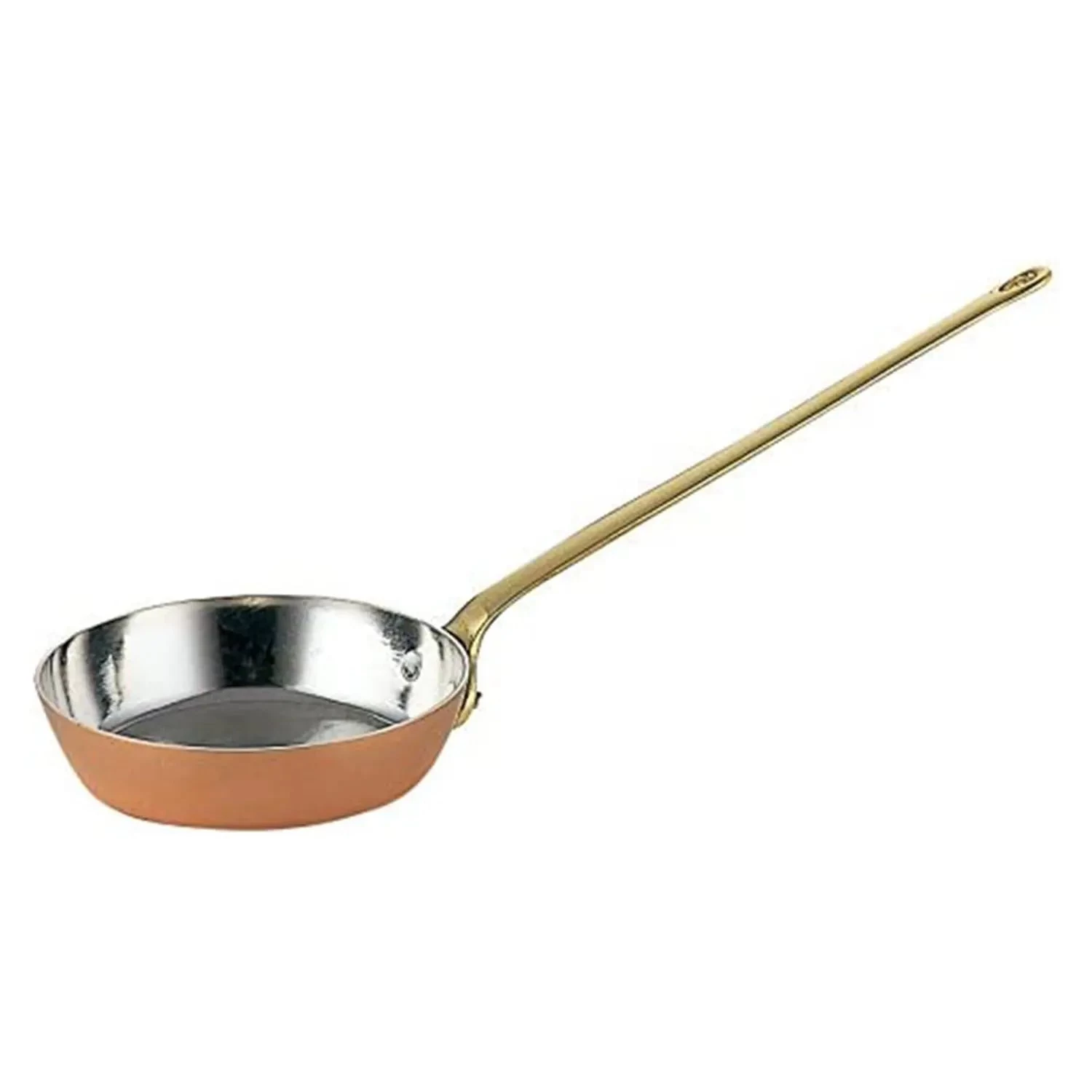 Wadasuke Copper Mini Frying Pan With Long Handle 3 Wadasuke Copper Mini Frying Pan With Long Handle
