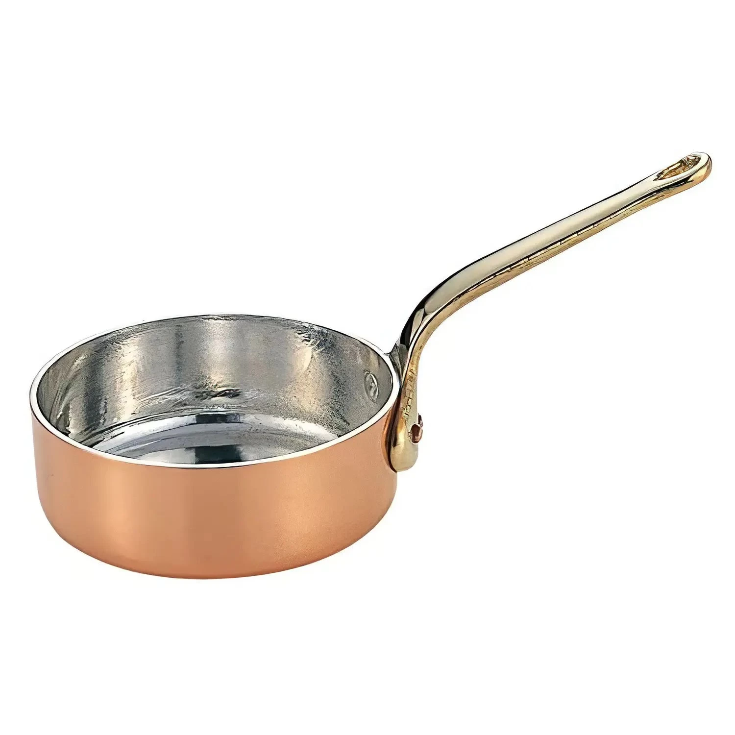Wadasuke Copper Shallow Mini Saucepan 3 Wadasuke Copper Shallow Mini Saucepan
