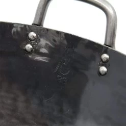 Yamada Hammered Iron Double-Handle Deep Wok (1.2mm Thickness) -Professional Furniture And Kitchen Supplies Store YamadaHammeredIronDouble HandleDeepWok 1.2mmThickness 4