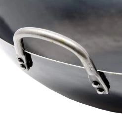 Yamada Hammered Iron Double-Handle Wok (1.2mm Thickness) 10 Yamada Hammered Iron Double-Handle Wok (1.2mm Thickness) -Professional Furniture And Kitchen Supplies Store YamadaHammeredIronDouble HandleWok 1.2mmThickness 4