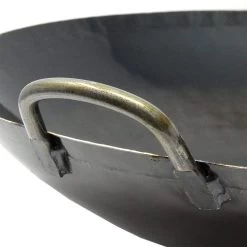 Yamada Hammered Iron Welded Double-Handle Wok (1.2mm Thickness) -Professional Furniture And Kitchen Supplies Store YamadaHammeredIronWeldedDouble HandleWok 1.2mmThickness 3