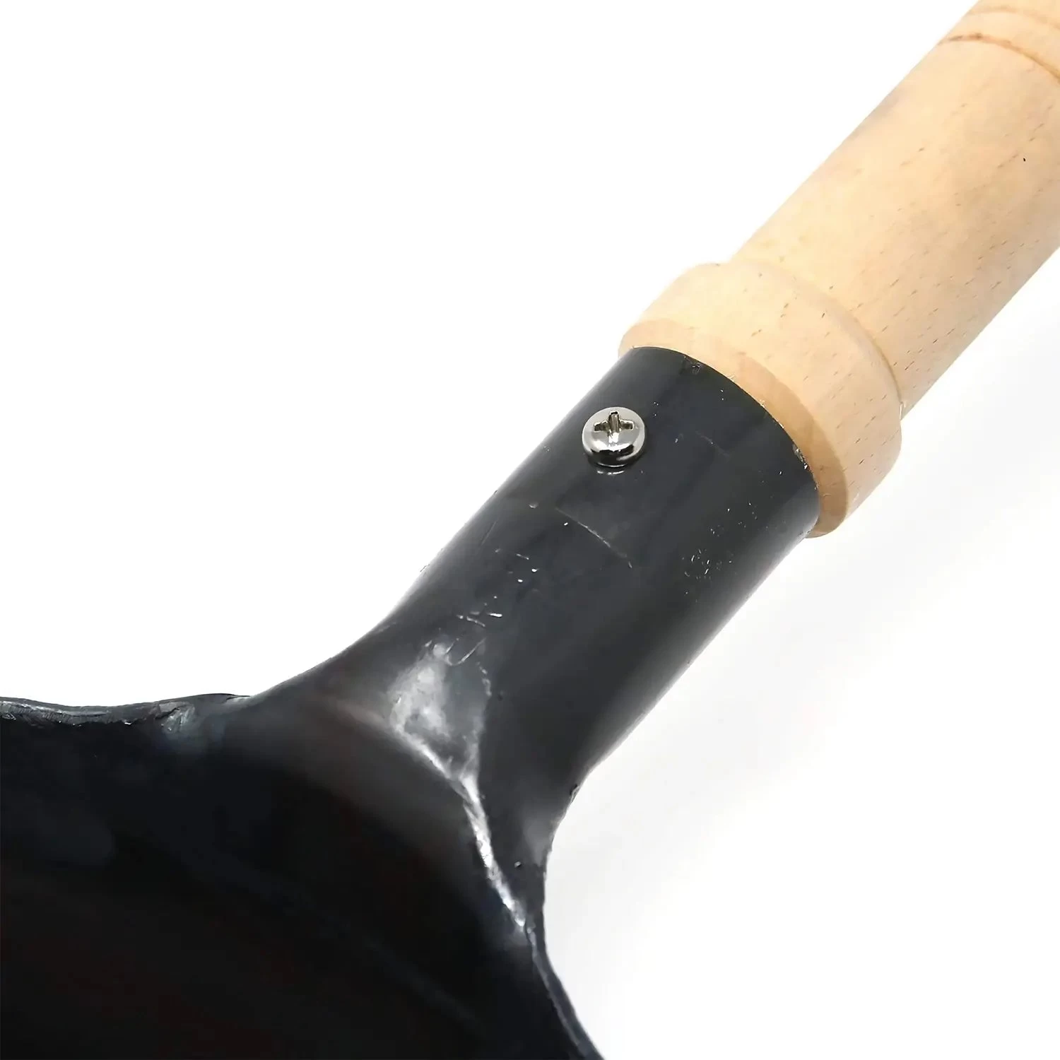 Yamada Hammered Iron Wooden Handle Round Bottom Wok (1.2mm Thickness) 5 Yamada Hammered Iron Wooden Handle Round Bottom Wok (1.2mm Thickness) - Image 3