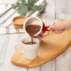 Yutaka Horo Plune Enameled Petit Milk Pan Candy Flower -Professional Furniture And Kitchen Supplies Store YutakaHoroPluneEnameledPetitMilkPanCandyFlower 2