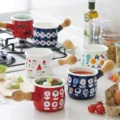 Yutaka Horo Plune Enameled Petit Milk Pan Candy Flower -Professional Furniture And Kitchen Supplies Store YutakaHoroPluneEnameledPetitMilkPan f516db64 714f 44f0 b35b 8e3127ad5b15