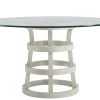 Malibu Round Glass Table - 44" - Ivory -Professional Furniture And Kitchen Supplies Store alchemy living malibu round glass table 44 ivory 807223 dining table 20775471415446