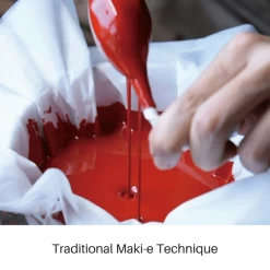 Asahi Shi-moa Maki-e Akafuji-ni-Tsuru Double-Wall Sake Cup 58ml -Professional Furniture And Kitchen Supplies Store asahi shi moa maki e akafuji ni tsuru double wall sake cup 58ml gift boxed stainless steel drinkware 29571063311