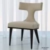 Global Views Anvil Back Ivory Leather Dining Chair 1 Global Views Anvil Back Ivory Leather Dining Chair -Professional Furniture And Kitchen Supplies Store global views anvil back ivory leather dining chair mc 2511 dining chair 17506479538326