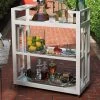 Global Views Grid Block Bar Cart White -Professional Furniture And Kitchen Supplies Store global views grid block bar cart white 2478 12188917760044