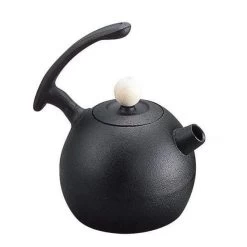 Ikenaga Cast-Iron Contemporary Design Round Tetsubin Kettle