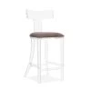 Interlude Home Tristan Klismos Bar Stool In Grey Velvet -Professional Furniture And Kitchen Supplies Store interlude home tristan klismos bar stool in grey velvet 145104 5410489434156