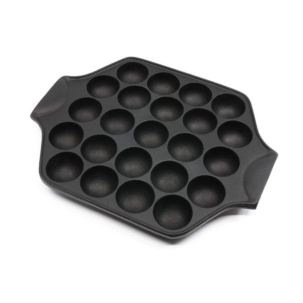 Iwachu Nambu Cast Iron 23-Ball Takoyaki Pan 3 Iwachu Nambu Cast Iron 23-Ball Takoyaki Pan