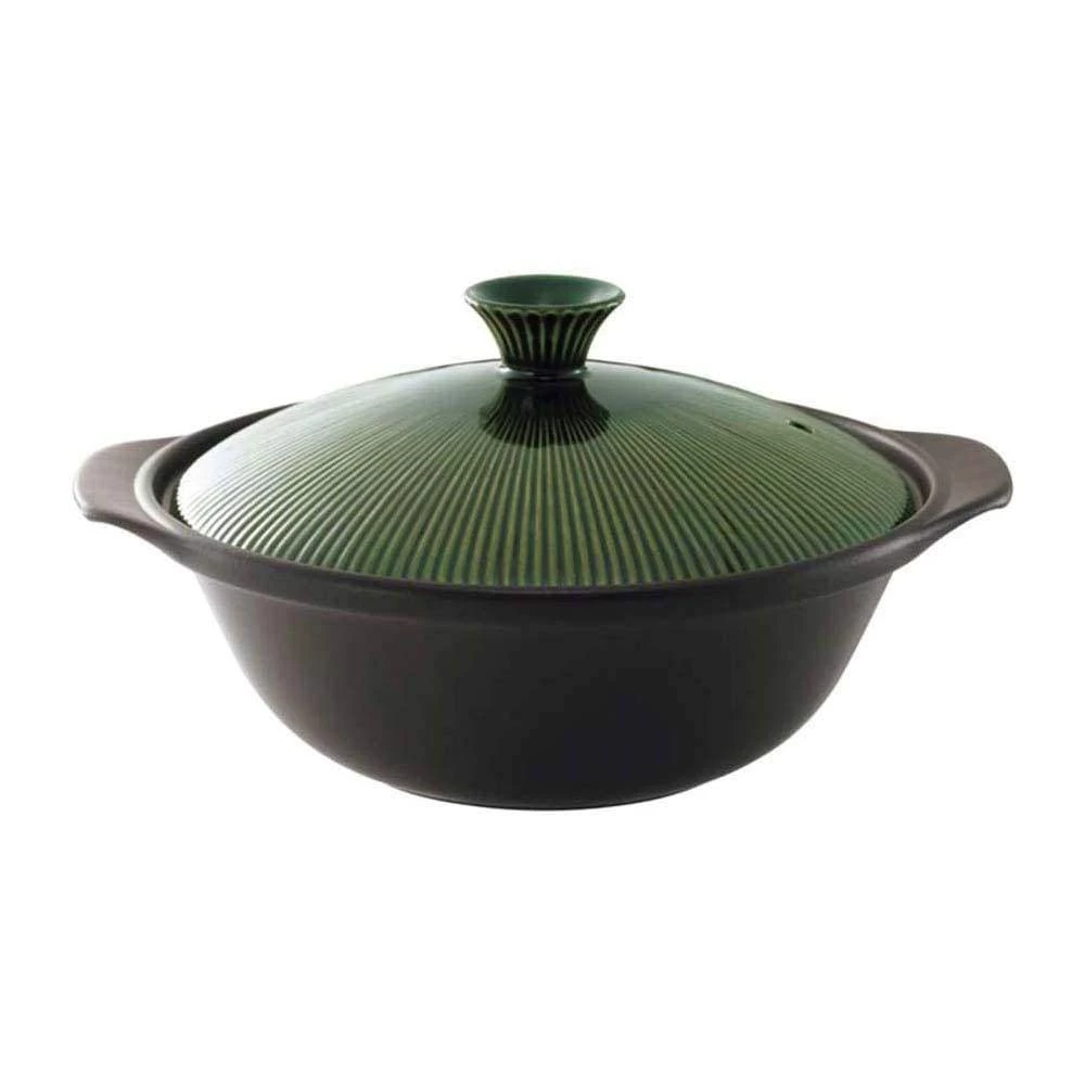 MIYAWO Thermatech Donabe Casserole 19cm Olive 3 MIYAWO Thermatech Donabe Casserole 19cm Olive