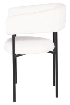 Nuevo Cassia Dining Chair - Buttermilk Boucle -Professional Furniture And Kitchen Supplies Store nuevo cassia dining chair buttermilk boucle hgsn154 dining chair 20438778806422