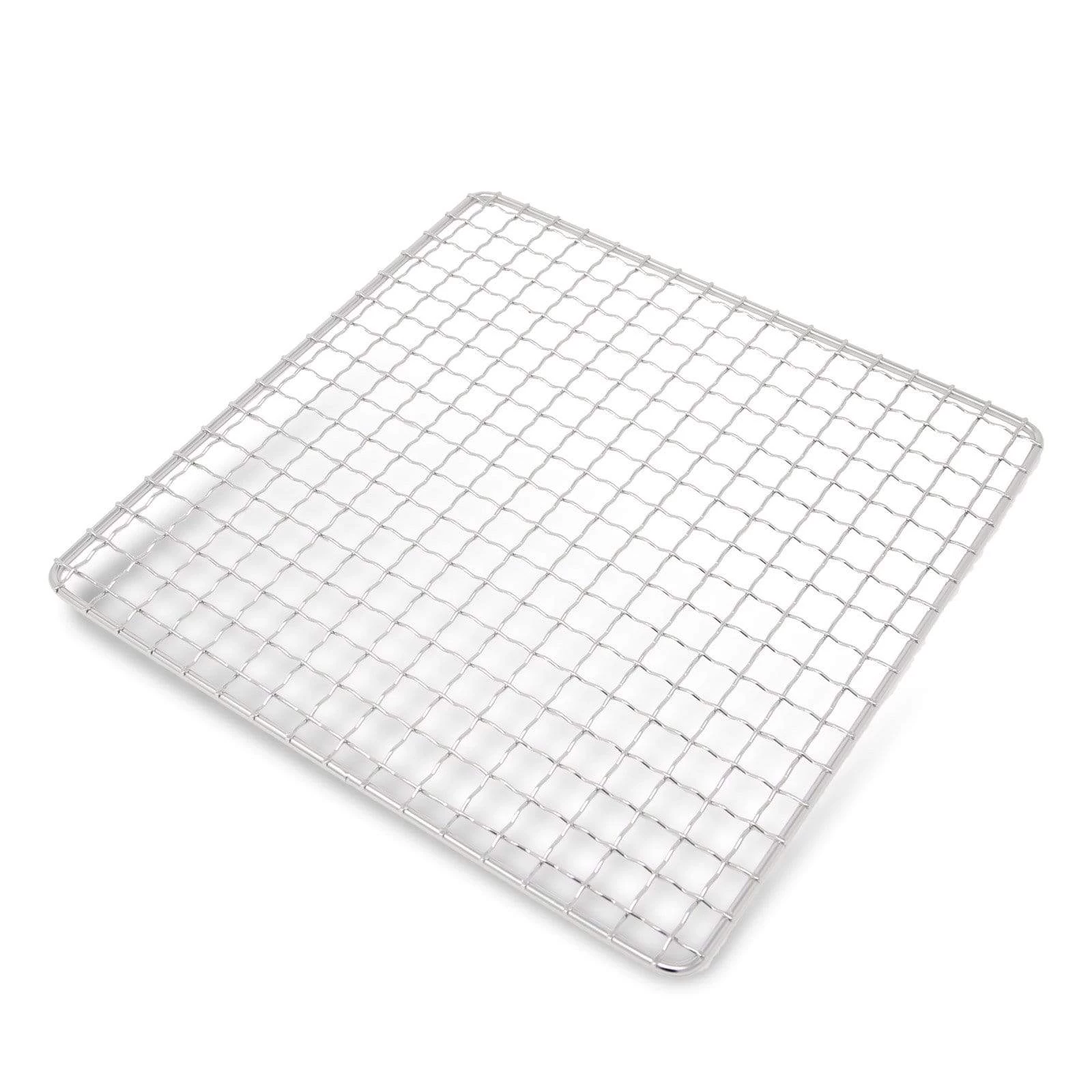 EBM Stainless Steel Barbecue Grill Intercrimp Woven Wire Mesh For Hida Konro 3 EBM Stainless Steel Barbecue Grill Intercrimp Woven Wire Mesh For Hida Konro