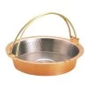 Shinkoukinzoku Copper Hammered Pattern Sukiyaki Pan With Handle -Professional Furniture And Kitchen Supplies Store sukiyaki pans 13608758607955