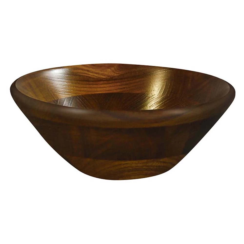 Kijihiki Zelkova Salad Bowl With Round Edge 3 Kijihiki Zelkova Salad Bowl With Round Edge