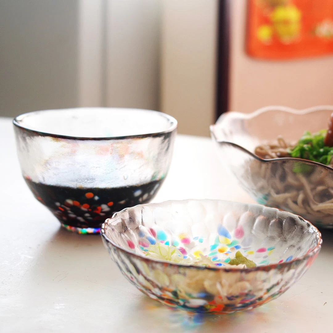 ADERIA Tsugaru Vidro Soda-Lime Glass Noodle Bowl Set 5 ADERIA Tsugaru Vidro Soda-Lime Glass Noodle Bowl Set - Image 3